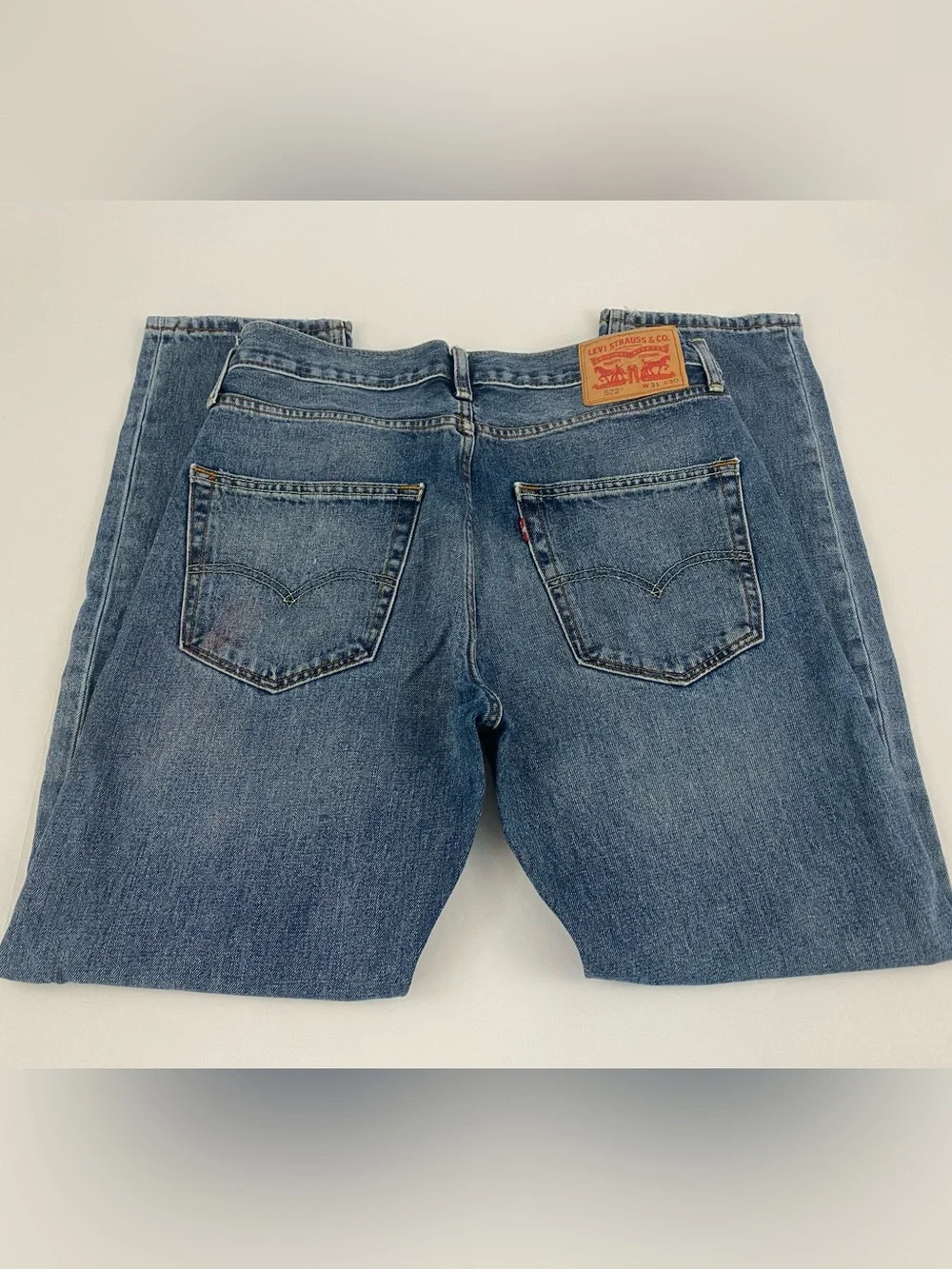 Levi's Men's 522 Straight Blue Jeans size 31x30